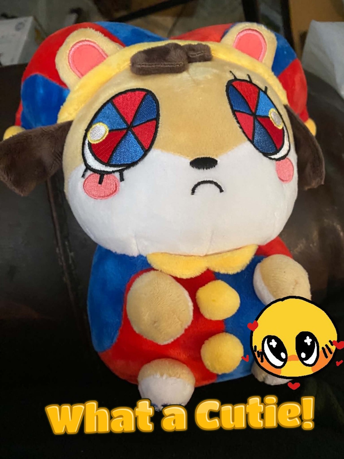 The Amazing Digital Circus Pomni Hamster Plush Glitch Productions NWT Official