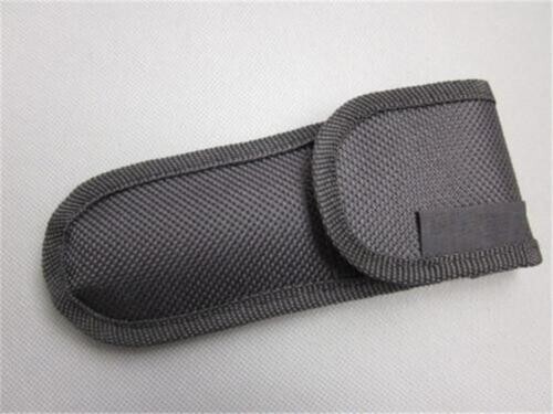 2 NEW Black Nylon Sheath For Folding Blade Pocket Knife Pouch Case Belt Loop S3