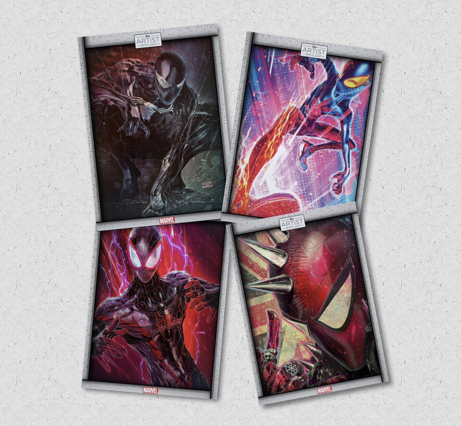 Topps Marvel Collect Artist Spotlight John Giang S2 4 Card Rare No Award Digital