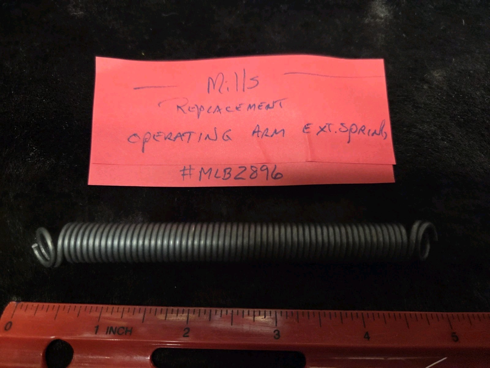 MILLS REPLACEMENT OPERT. ARM EXT. SPRING ANTQ SLOT MADE IN THE U.S.A. # MLB2896