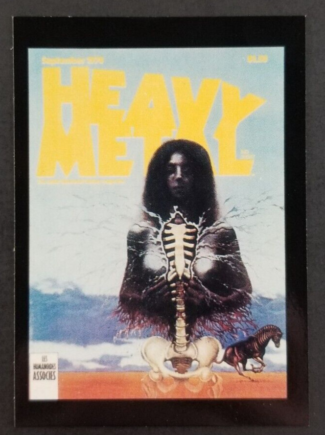 Heavy Metal 1991 Fantasy Horror Sci-Fi Comic Images Card #18 (NM)