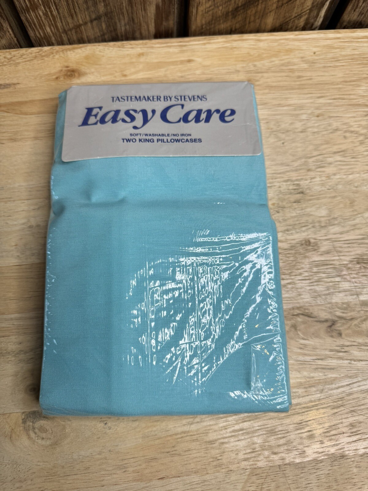 Tastemaker By Stevens Easy Care 2 King Pillowcases TEAL