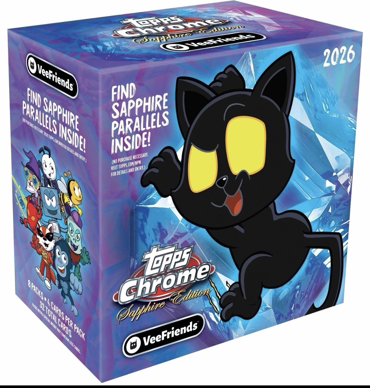 2026 Topps Chrome VeeFriends Sapphire Hobby Box IN HAND READY FREE SHIPPING