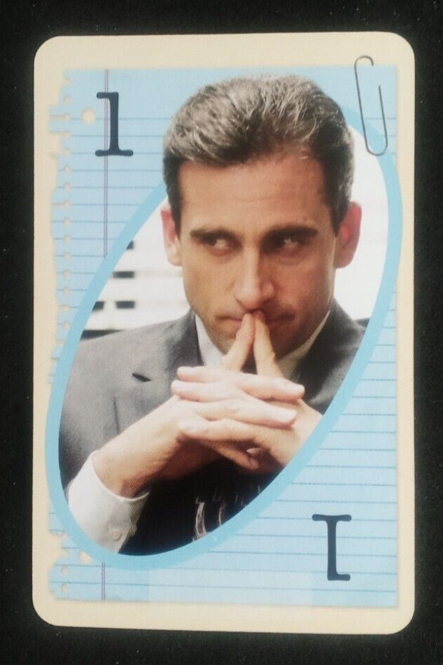 2020 The Office Uno Card Blue Michael Scott #1