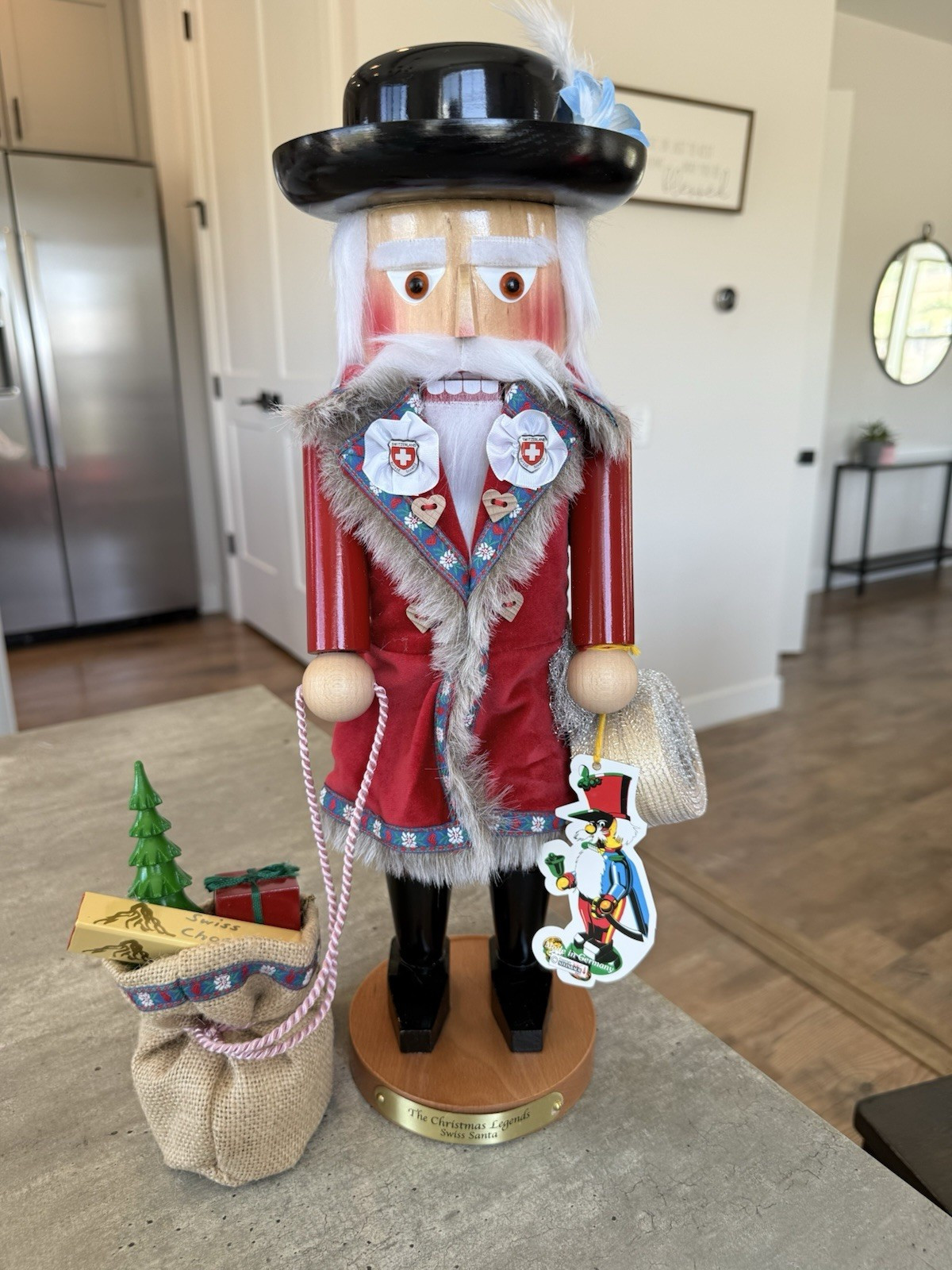 Steinbach Swiss Santa Nutcracker Christmas Legends Limited Edition Handmade 14in