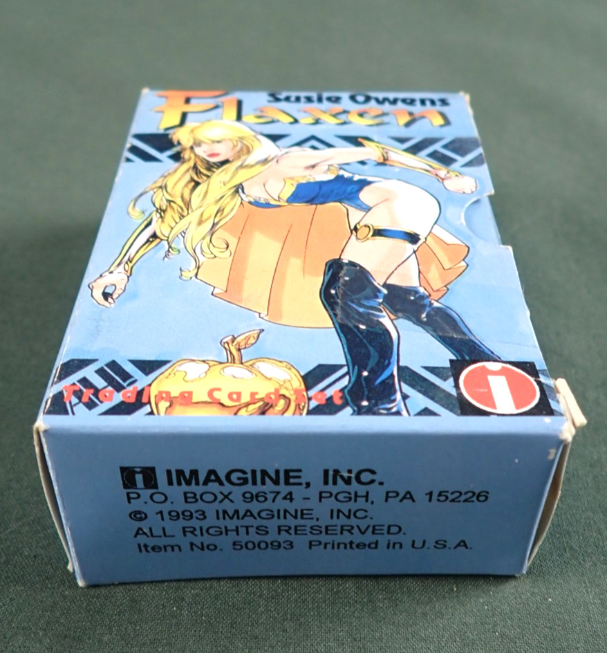 SUSIE OWENS FLAXEN CARD SET COMIC BOOK CHARACTER 61 CARDS BOXED