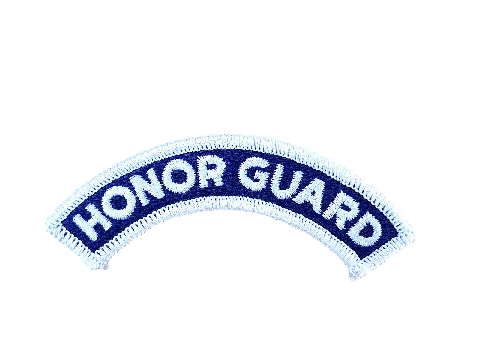 U.S. Army HONOR GUARD Shoulder Scroll Unit White & Blue TAB Patch