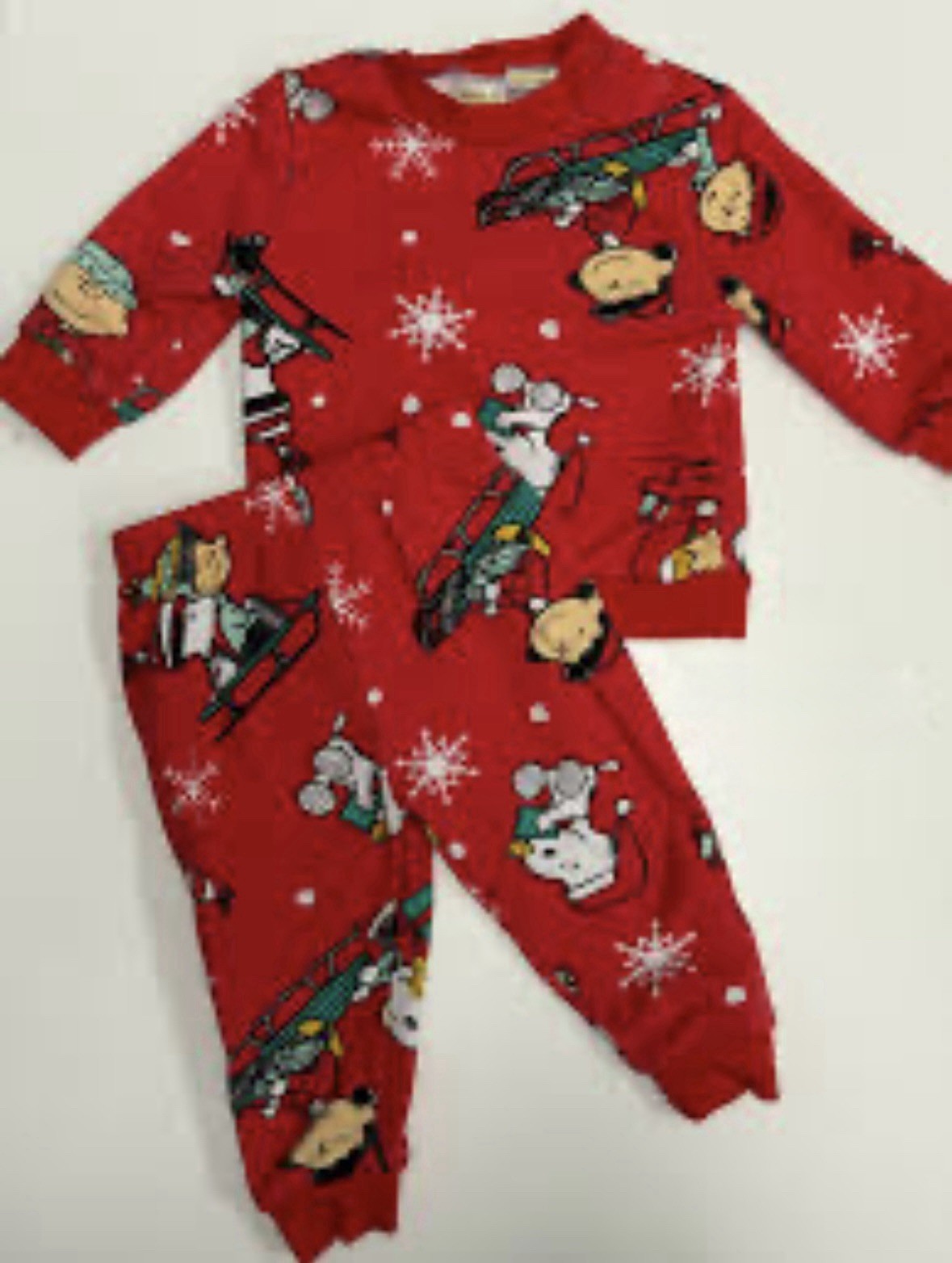 Adorable Unisex 3-6 Months Baby Peanuts Two Piece Christmas Outfit New With Tags