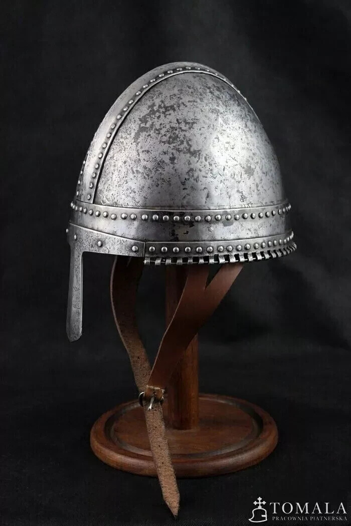Medieval Knight Viking Nasal Helmet Reenactment Replica Costume SCA LARP HELMET