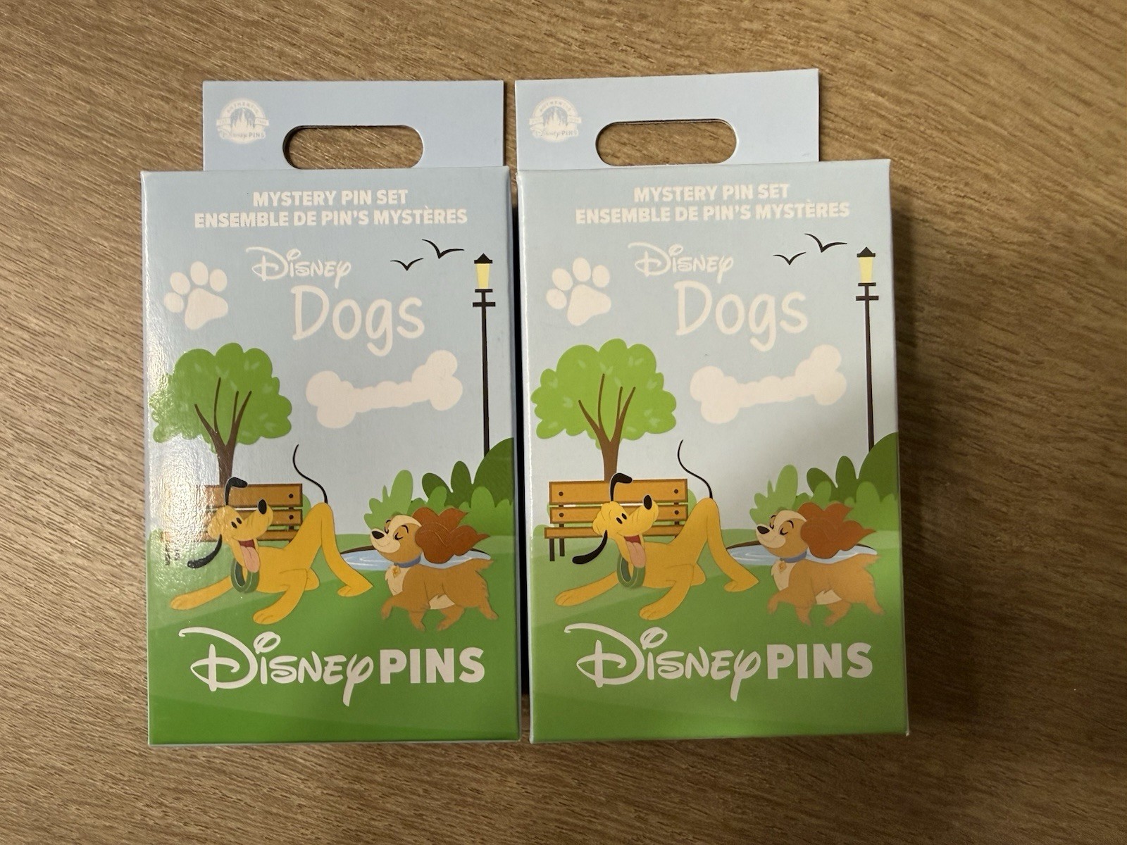 Disney Parks Trading Pins Disney Dogs 2 Pin Mystery Box Sealed Lot Of 2