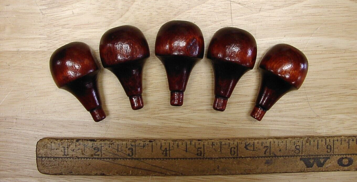 5 Vntg NOS UNUSED Palm Chisel,Graver Handles,2-3/8″ L,3/8″ Diam,3/8″ L Shoulders
