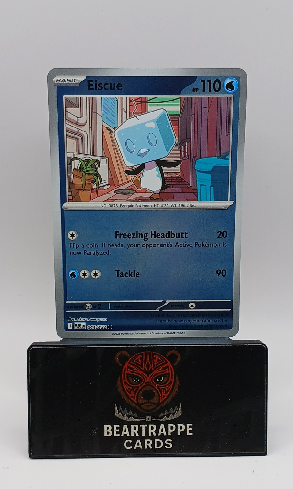 2025 Pokemon Mega Evolution Eiscue 044/132 Reverse Holo