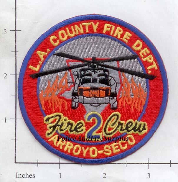 California – Los Angeles County Arroyo Seco CA Fire Dept Fire Dept Patch