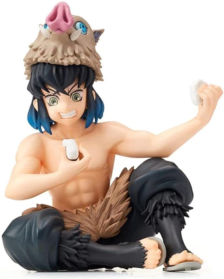 Demon Slayer Nezuko Inosuke Tanjiro Zenitsu Perching Figures Rice Balls Anime