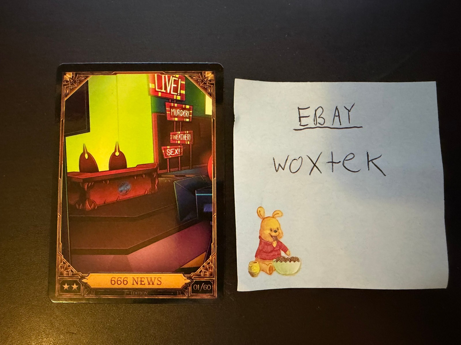 Hazbin Hotel Season 2 Non-Foil Trading Card – 666 NEWS 01/60