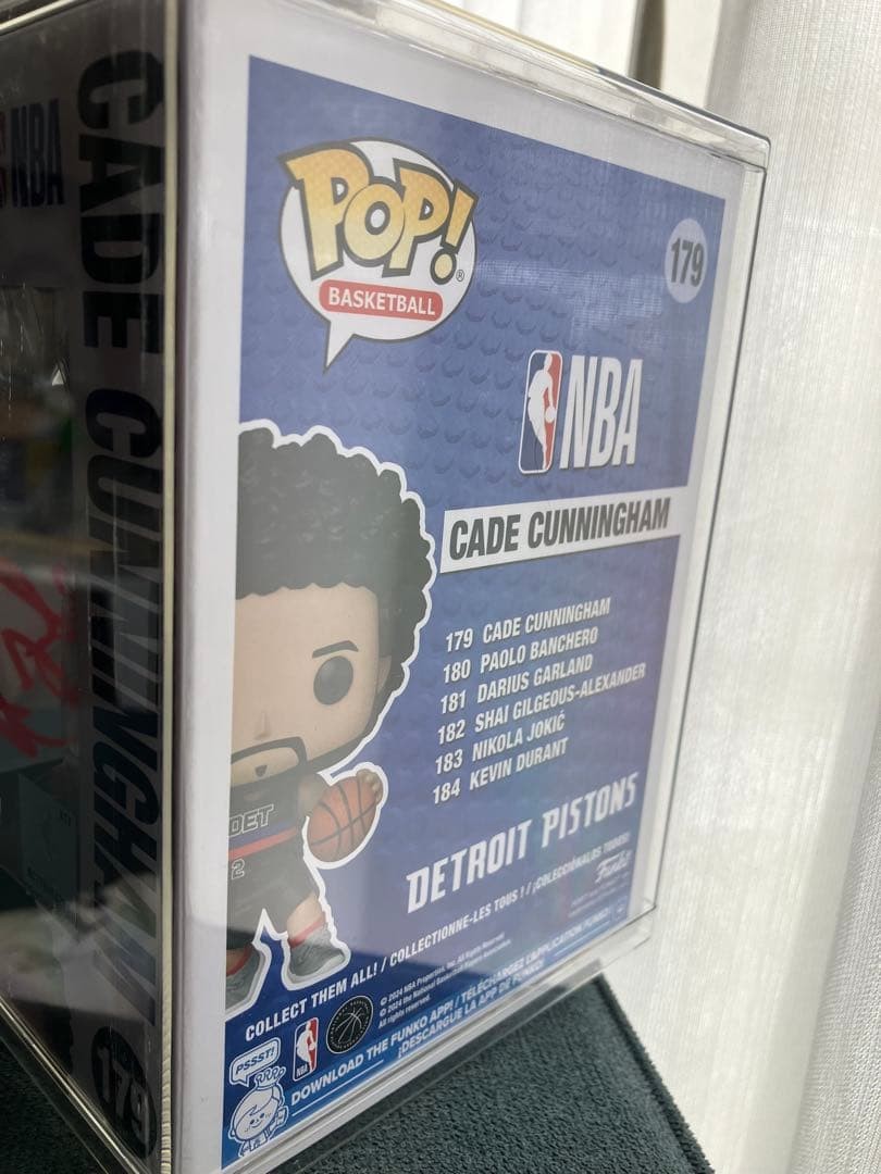 Funko Pop Cade Cunningham Autographed NBA Detroit Pistons Collectible