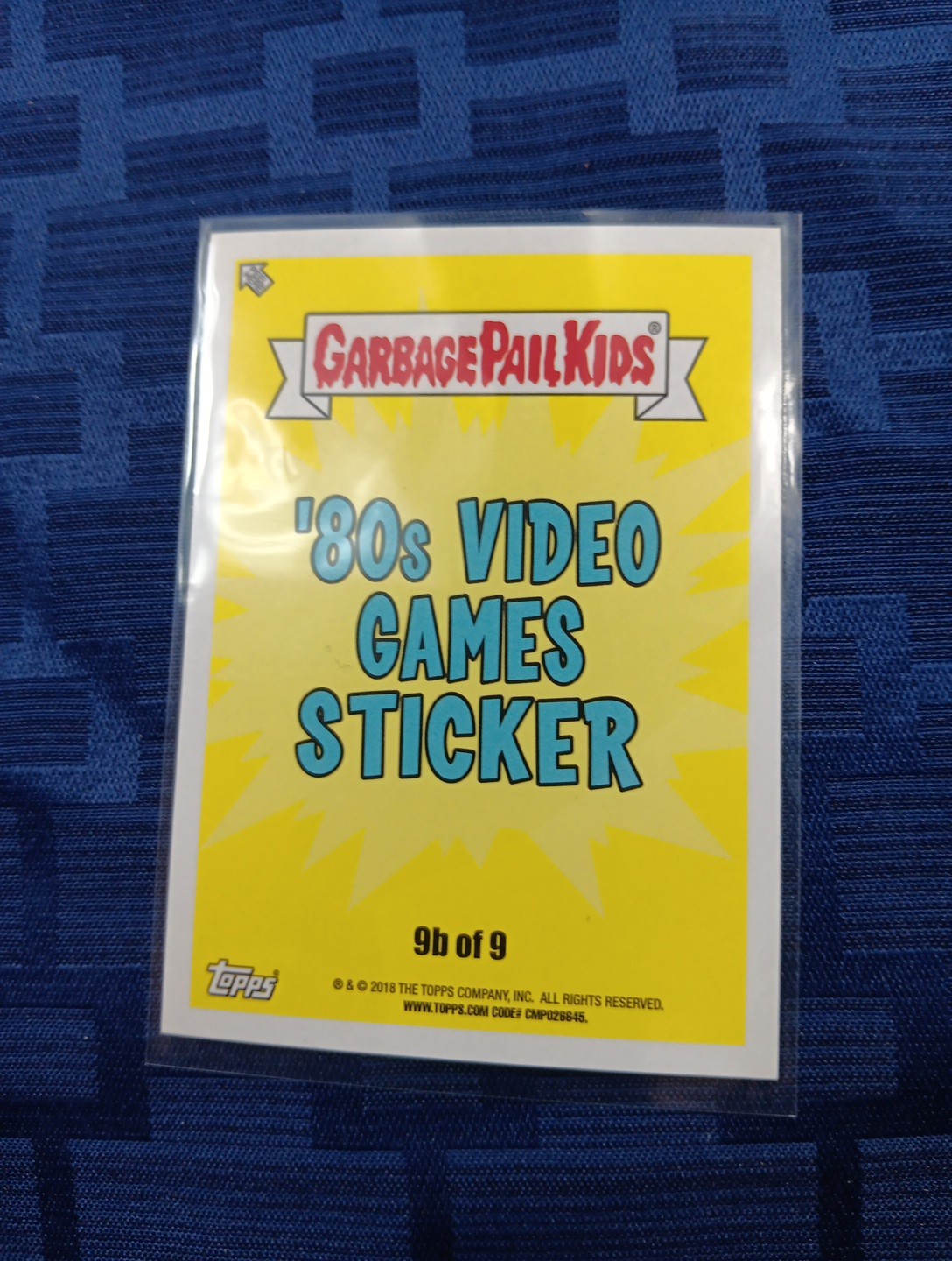 2018 Garbage Pail Kids 80s Video Games Stickers Lot Of 3