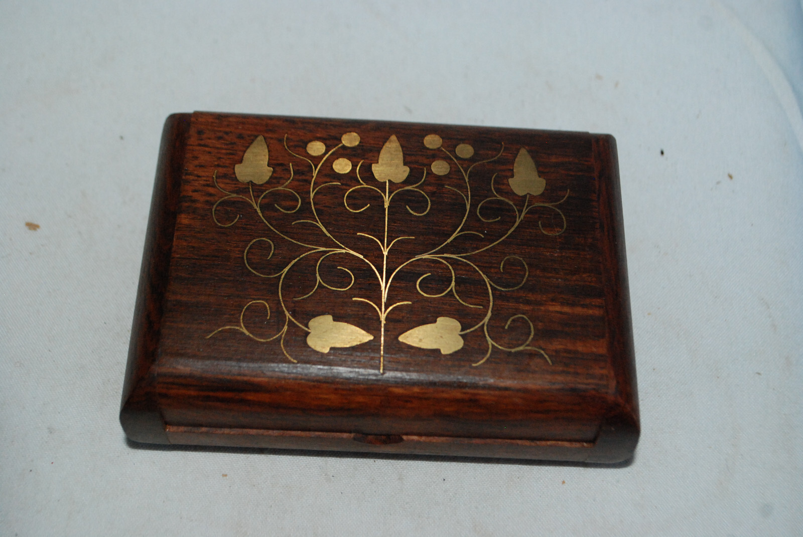 Archana Crafts Wooden Trinket Box Hand Carved in India wood Handicrafts