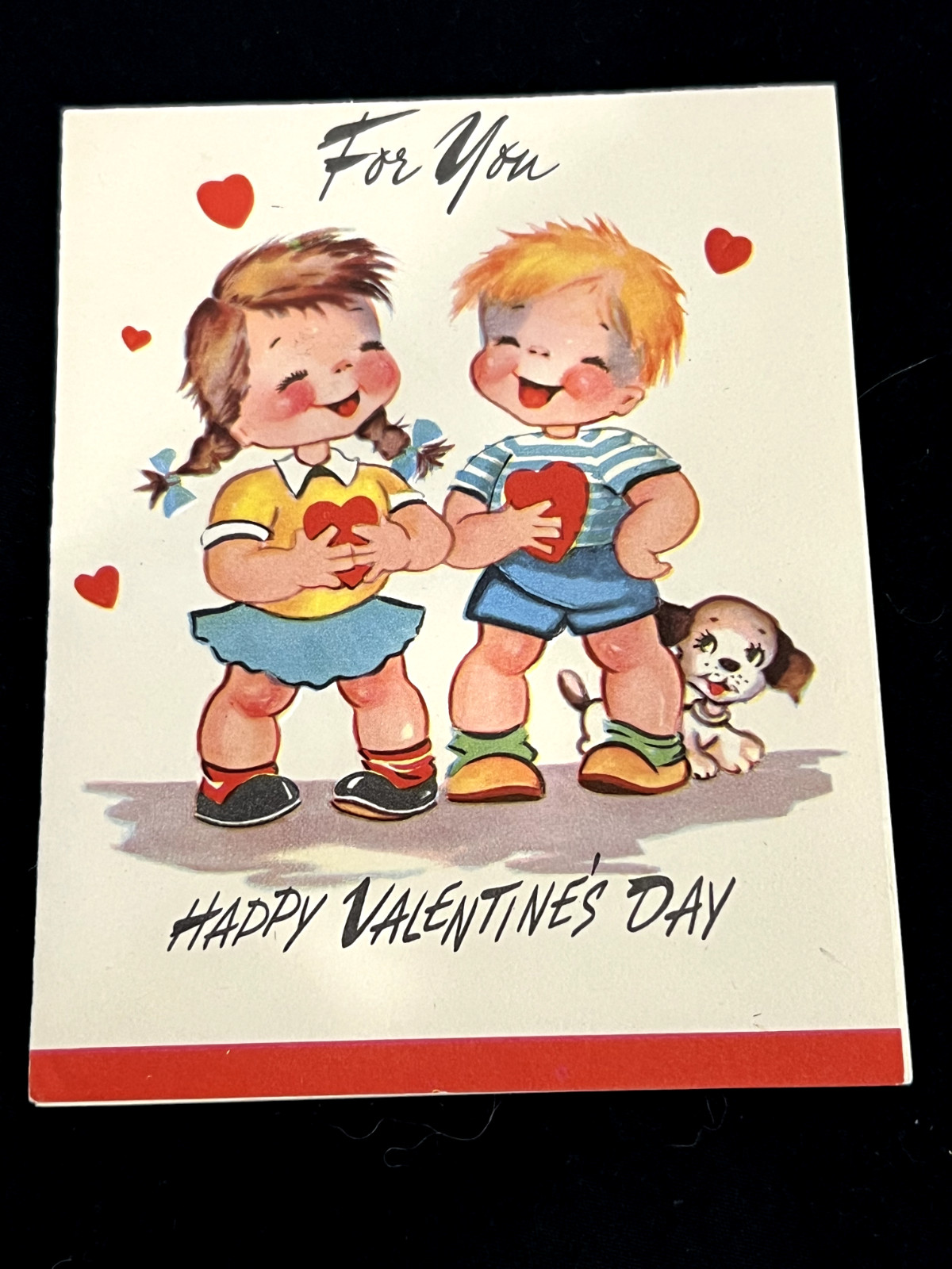 Single Vintage 1950’s? A-Meri-Card Valentine Card No Envelope Unused