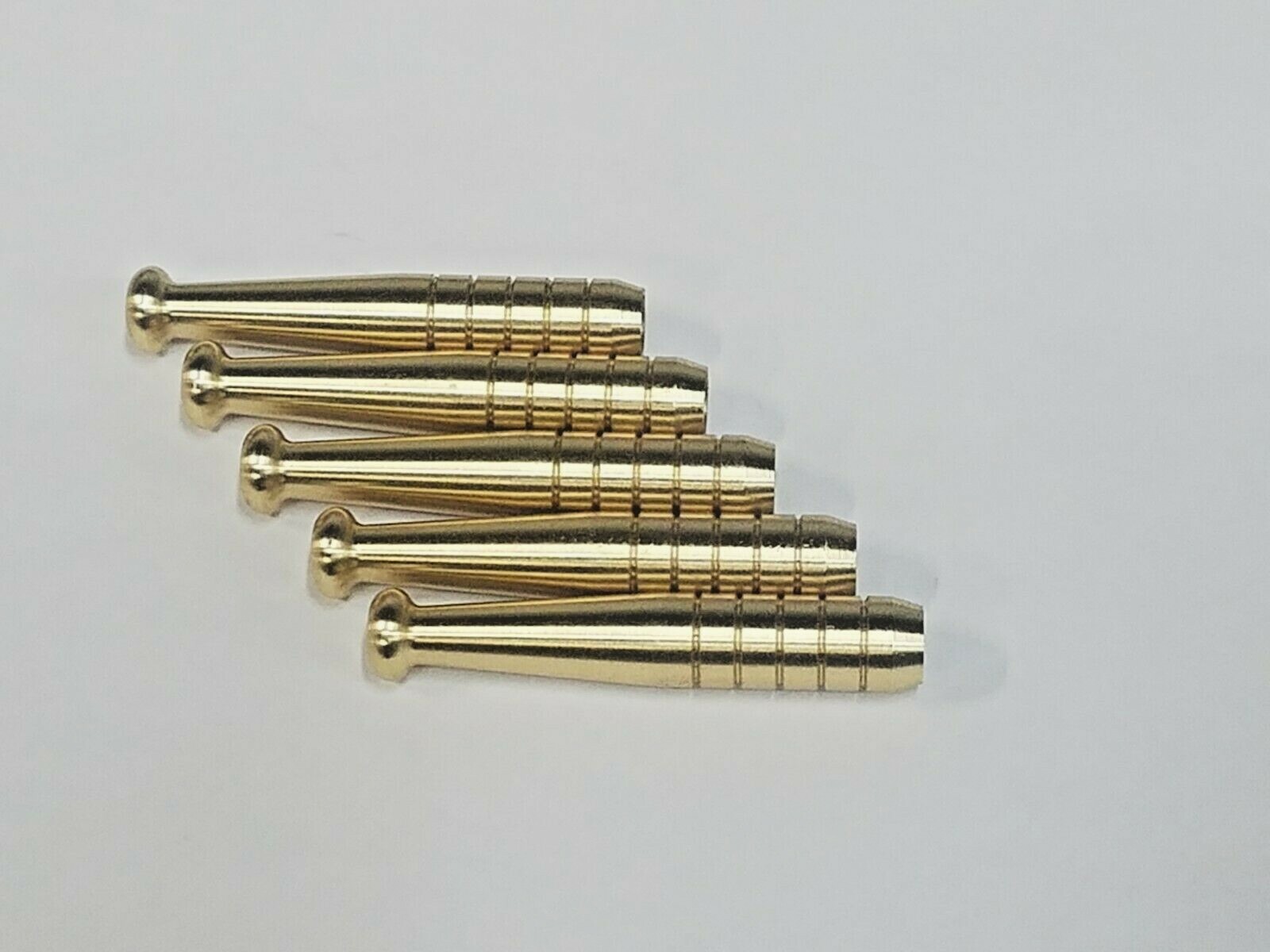 5 SOLID BRASS METAL ONE HITTER PIPE DUGOUT BAT 2″ MADE IN USA !! TOBACCO