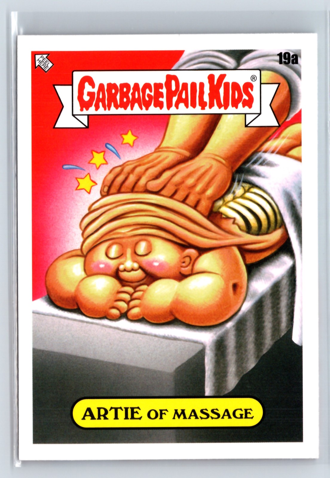 2022 on Vacation GPK Garbage Pail Kids Goes ARTIE of Massage #19a Base A