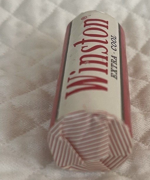 Vintage CANDY CIGARETTE PEPPERMINTS Unopened Roll New Old Stock RARE!!!