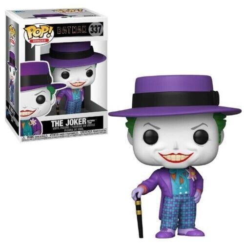 Funko Pop! Heroes:Batman 1989-Joker with Hat Vinyl Figure #337 #47709 NEW