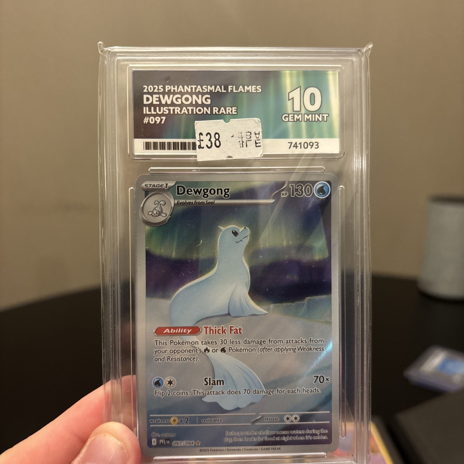 Dewgong 097/094 Phantasmal Flames Ace 10