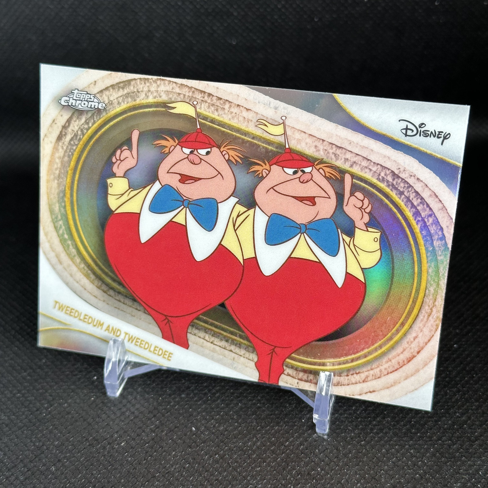 Tweedledee and Tweedledum #179 Refractor – 2025 Topps Chrome Disney – Wonderland
