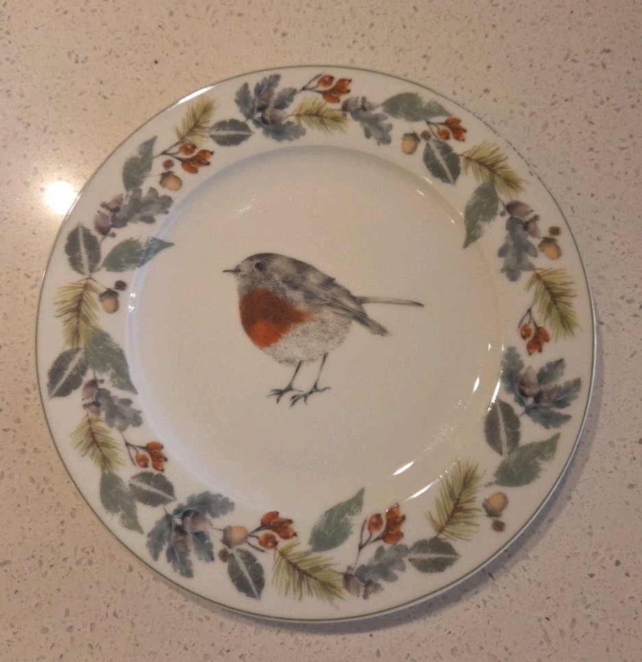 Spode Robin Wreath Salad Plate 7.5in Replacement