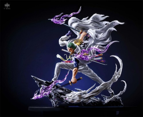 Roronoa Zoro Resin U-KING Studio Statue One Piece 42cm 1/6 in stock