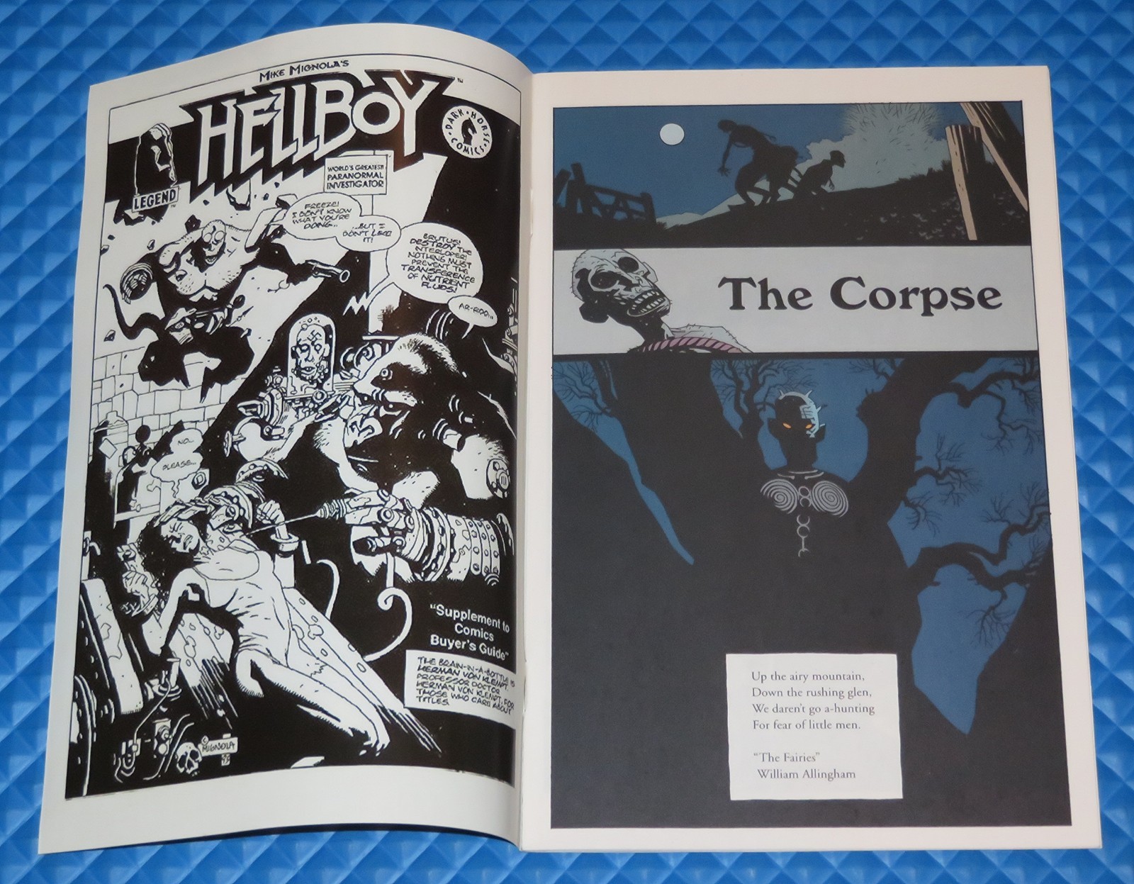 Hellboy #NN Facsimile Covered Hellboy Interior Movie Comic (Replica)