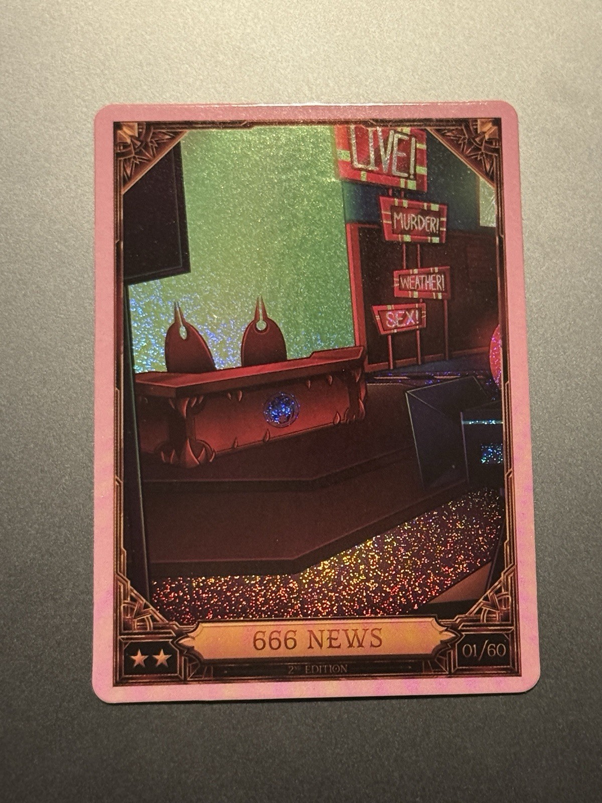 Hazbin Hotel 2nd Edition 666 News 01/60 Foil
