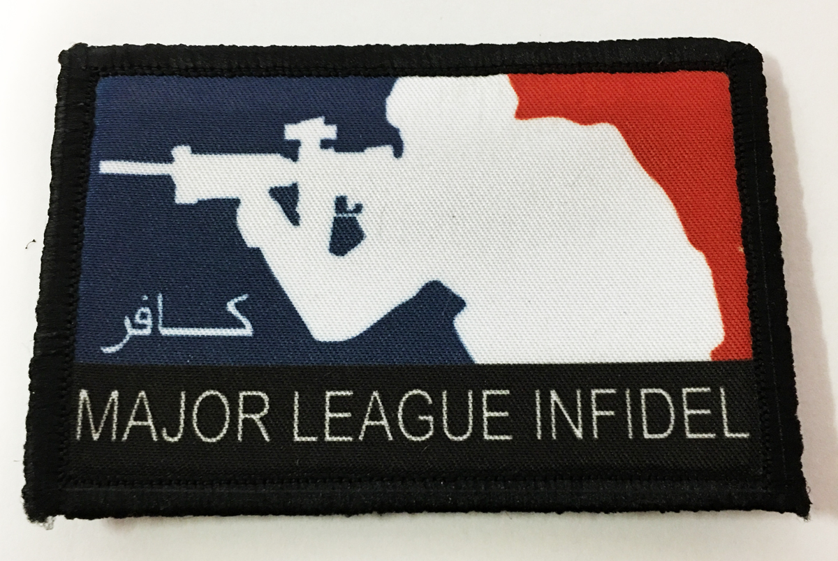 Major League Infidel Morale Patch Tactical Arabic MADE IN THE USA