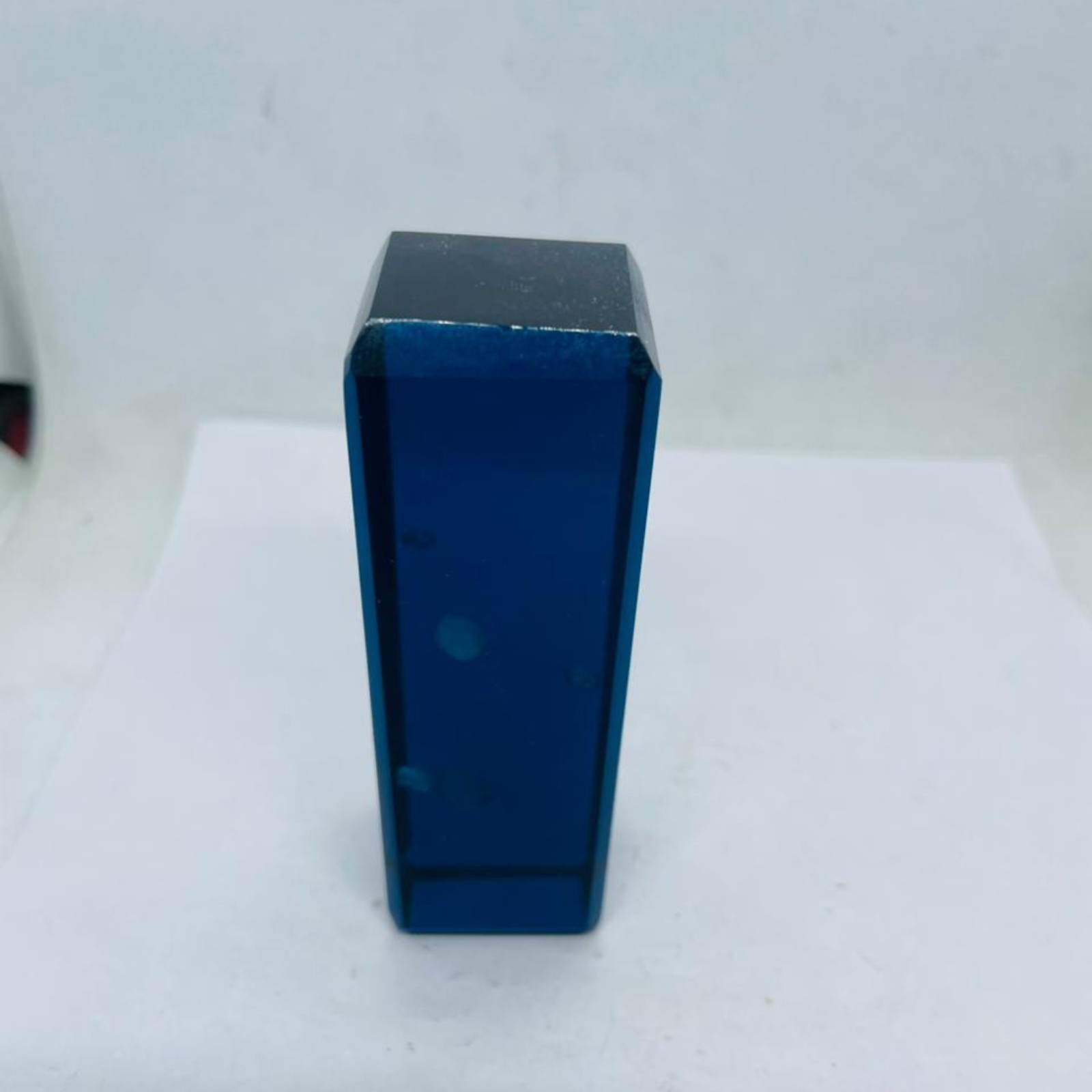 Blue Obsidian Crystal Slice Lab Created 650-700 Ct Raw Obsidian Slab for Healing