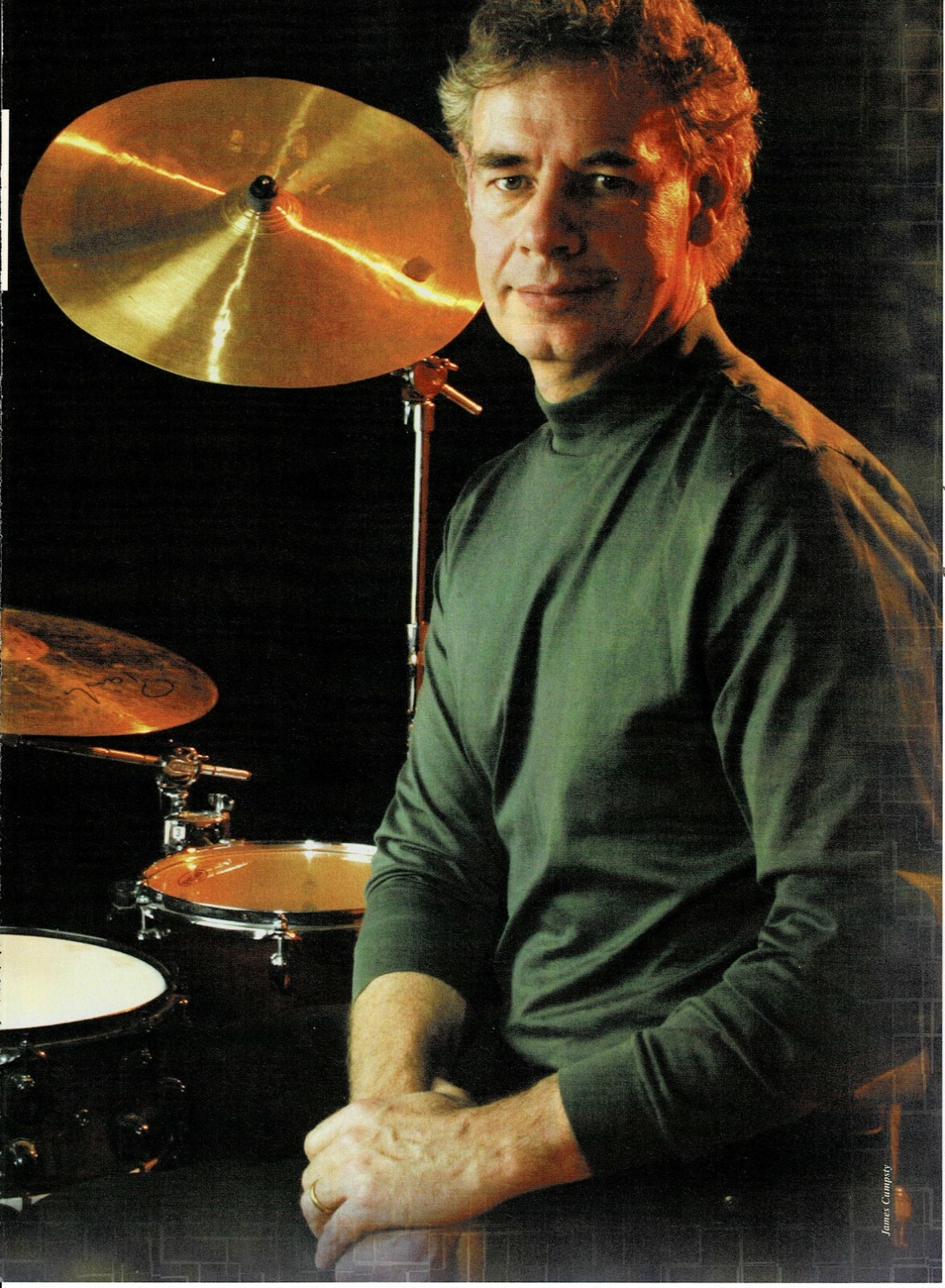 BILL BRUFORD of KING CRIMSON YES – Music Print Magazine Ad Photo – 2007