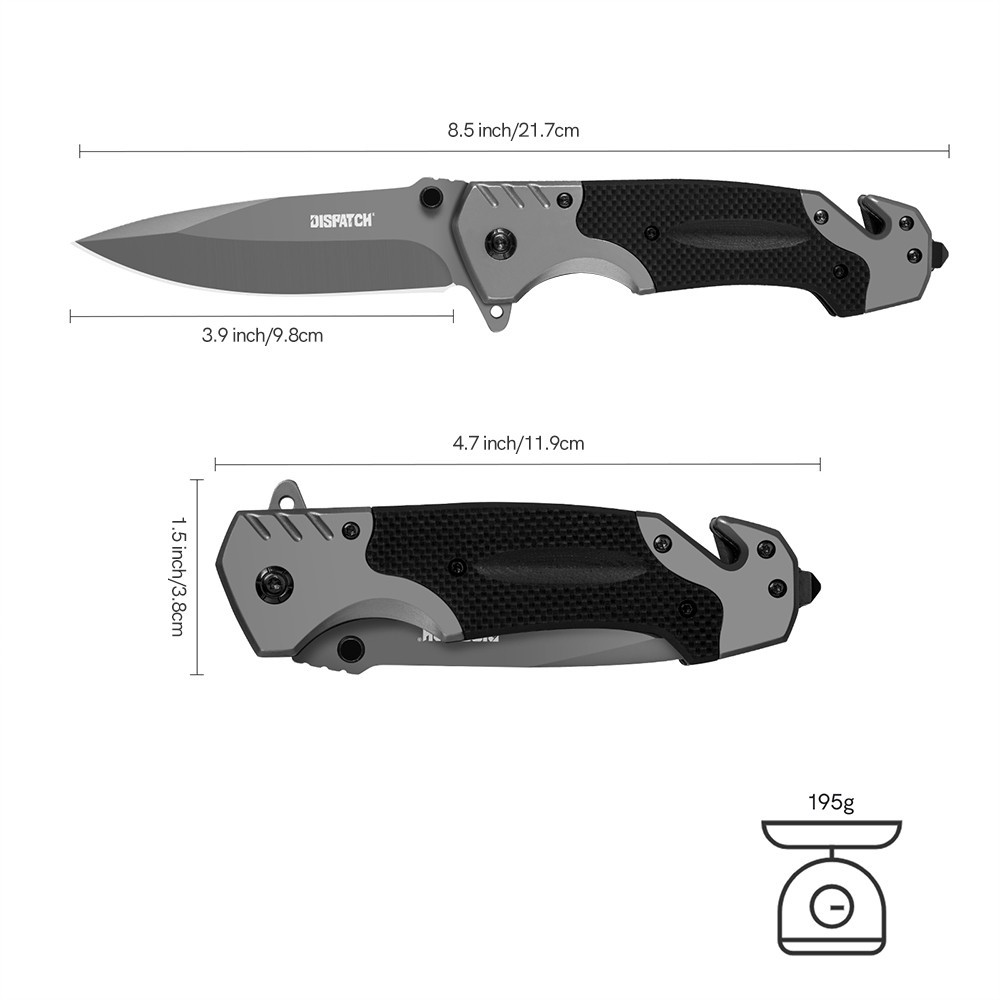 Tactical Knives Spring Opening Folding Pocket Knife with Clip Folding Knives