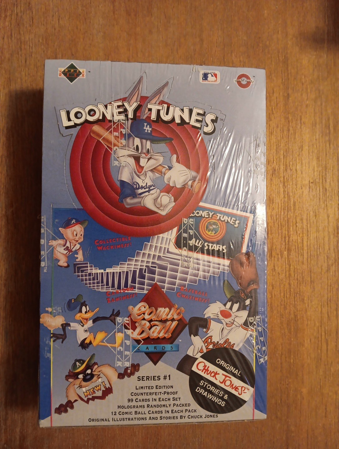 1990 UPPER DECK LOONEY TUNES MLB SERIES 1 FACTORY SEALED BOX 36 Packs