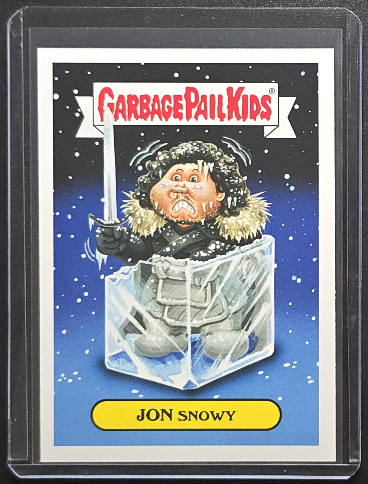 2016 Garbage Pail Kids Sci-Fi TV Series Jon Snowy 1a