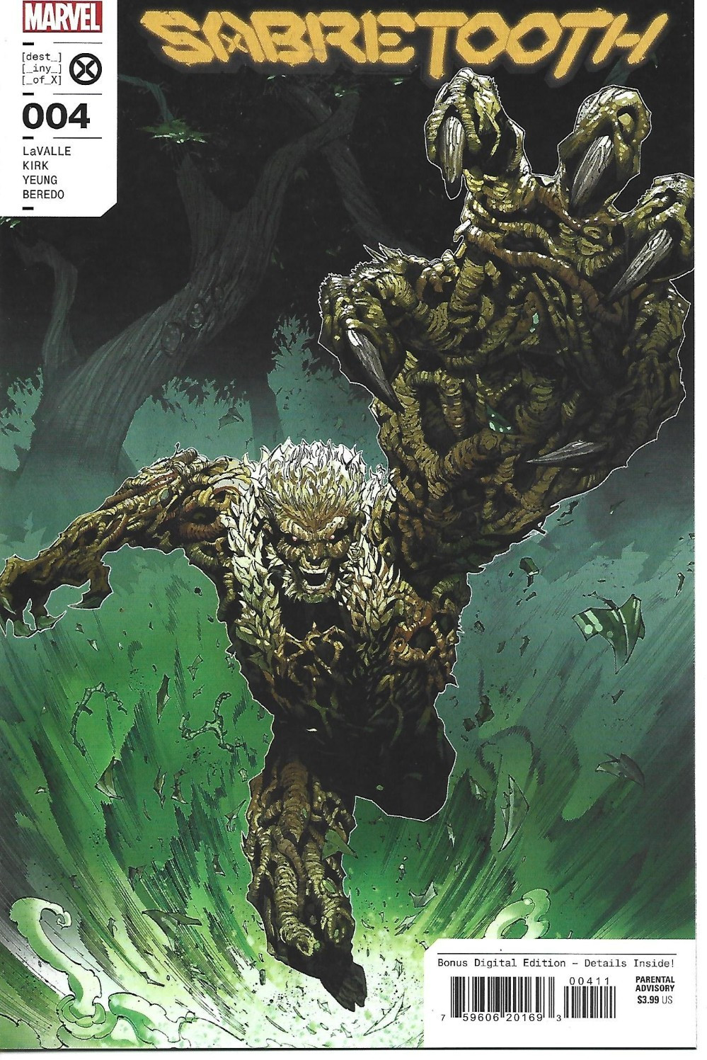 SABRETOOTH #4 STEGMAN COVER MARVEL COMICS 2022 NEW UNREAD BAGGED AND BOARDED