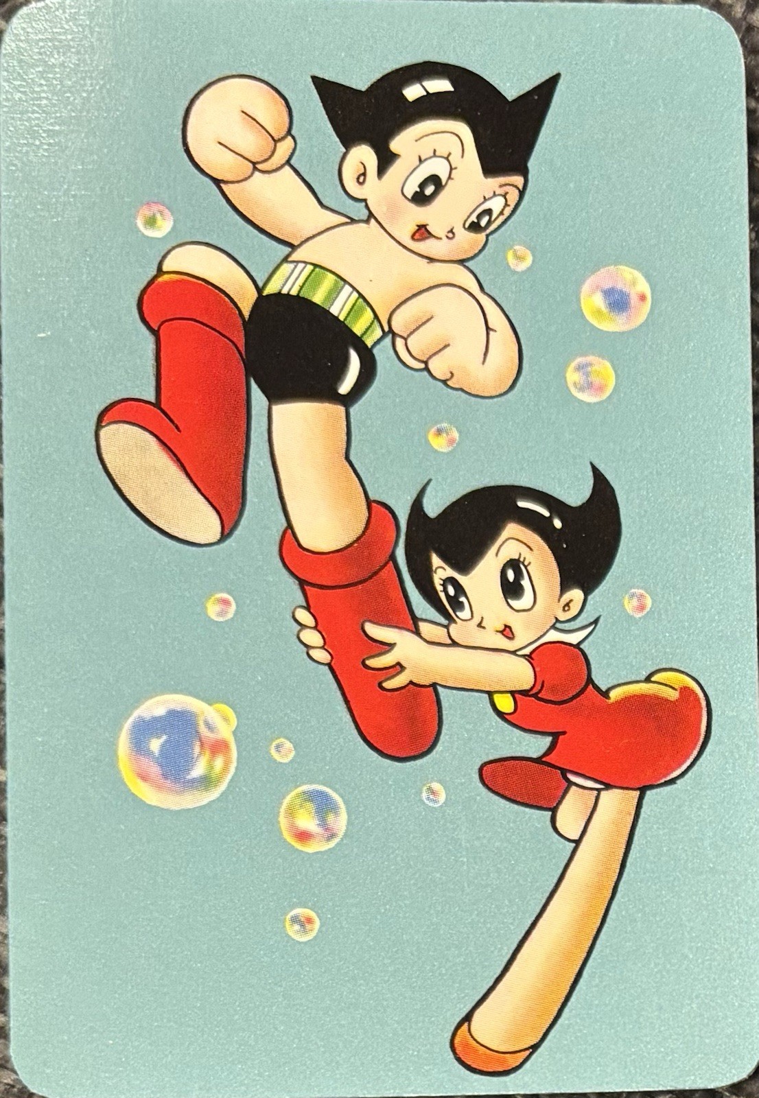 TV16 Swap Playing Cards 1 Japanese Anime TV Series Astro Boy &Girl 60’s
