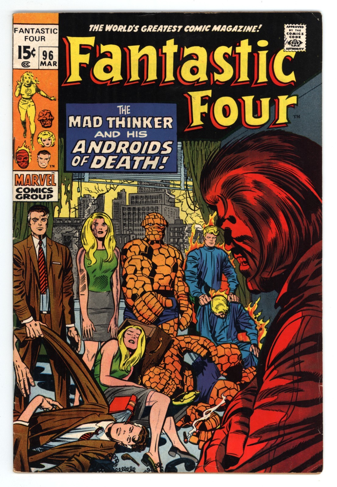Fantastic Four #96 1970 (FN 6.0)(Pen Back Cover and Marks Interior, Maybe More..