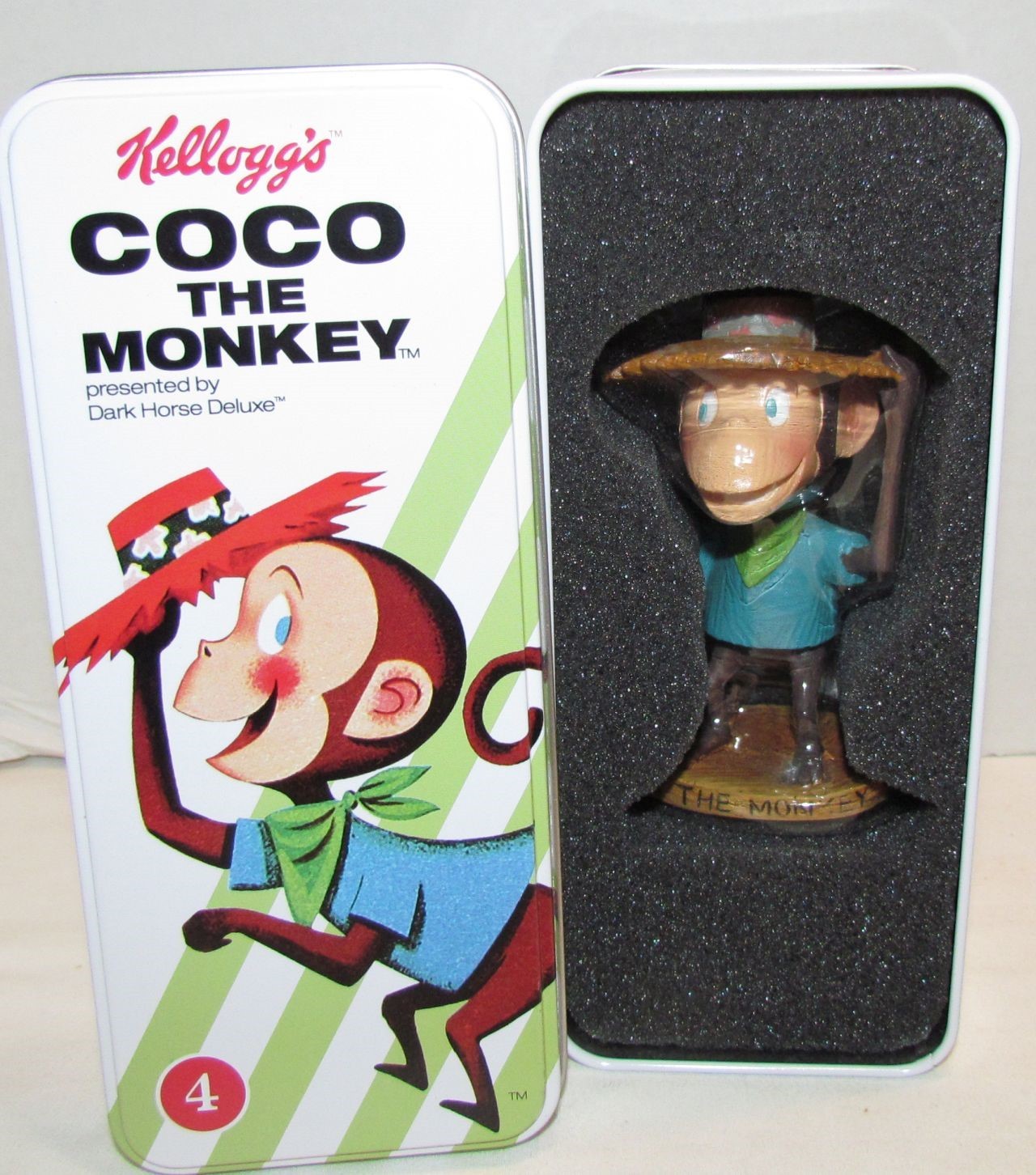 Dark Horse Kellogg’s Coco the Monkey Figure in Collector’s Tin with Button