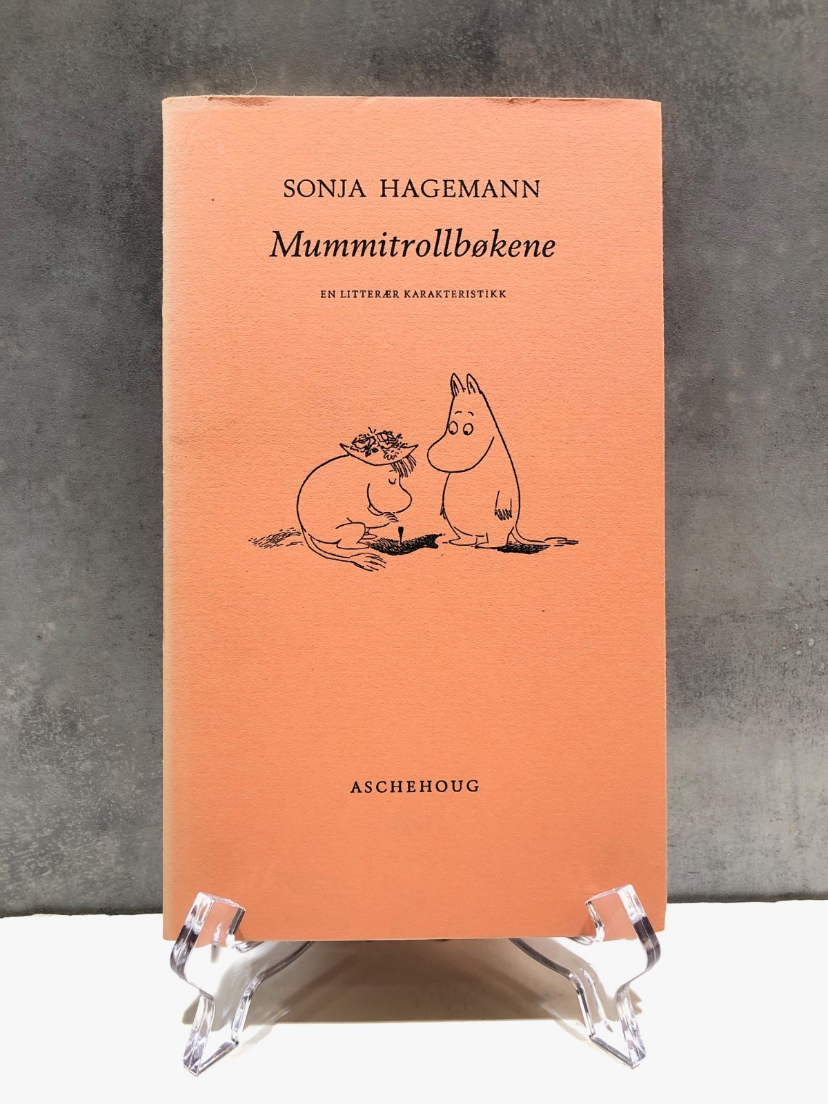 Moomin book “Mummitrollbokene”, first edition from 1967