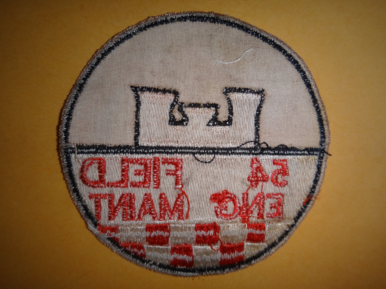 Korea War (1950-53) Patch US 54th ENGINEER FIELD MAINTENANCE Company