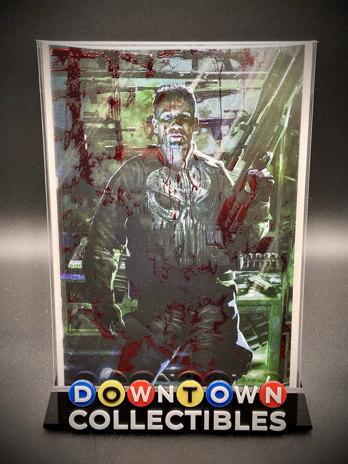FAME: JON BERNTHAL AS THE PUNISHER FAN EXPO DALLAS SPOT FOIL LTD 300 RARE!