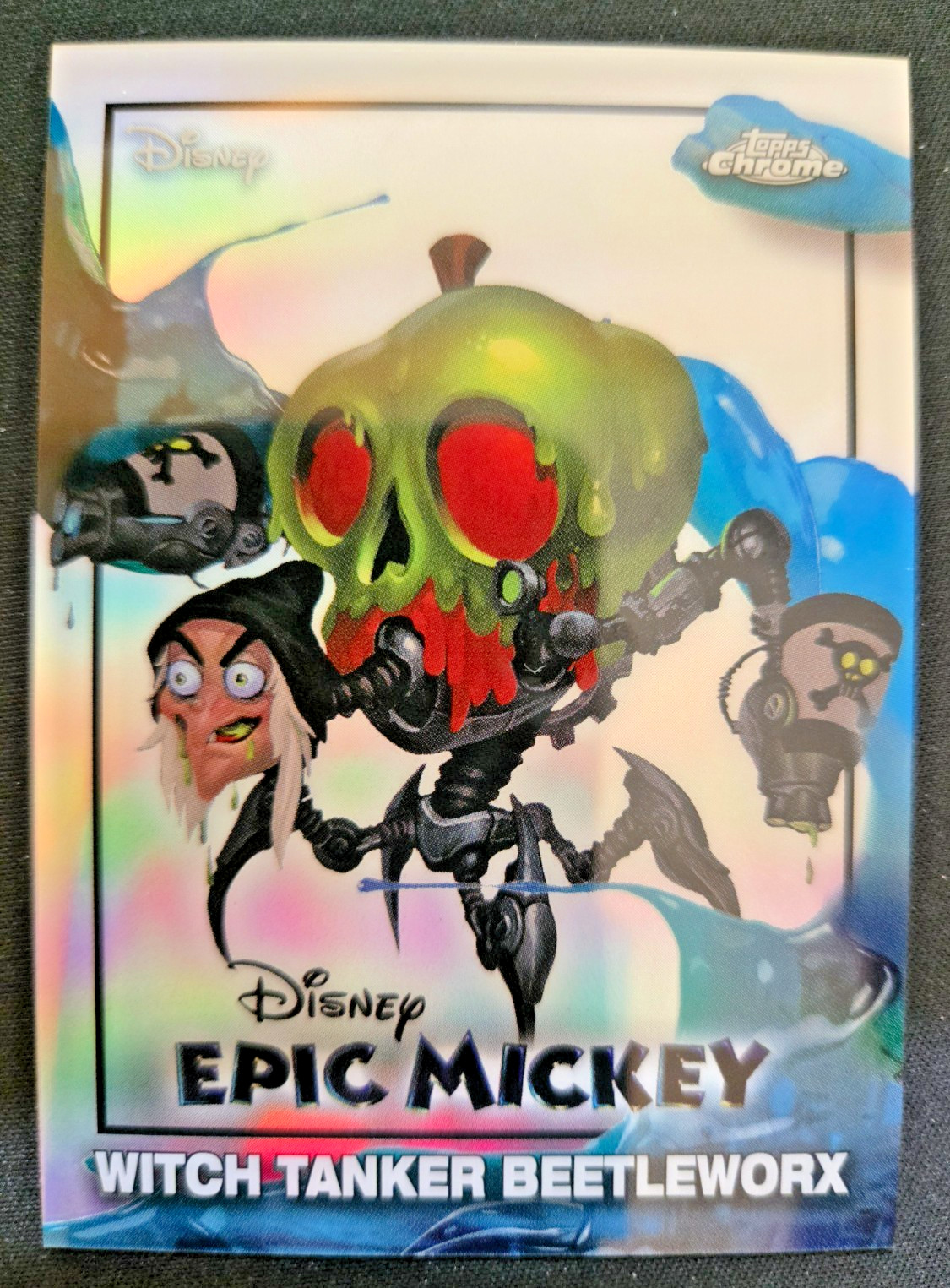 2026 Topps Chrome Disney Neon – Epic Mickey Witch Tanker Beetleworx #EM-7