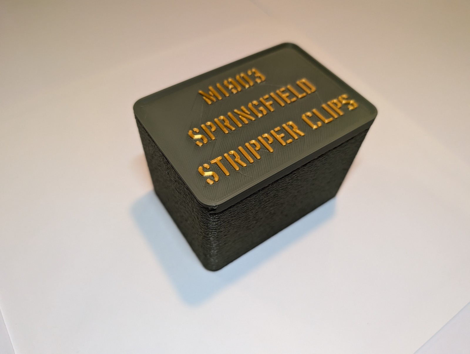 M1903 Springfield Stripper Clip Storage Box (Box Only)
