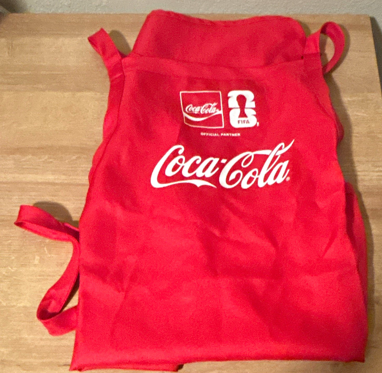 Quarter Final Grill Apron FIFA Official Partner Logo Coca- Cola
