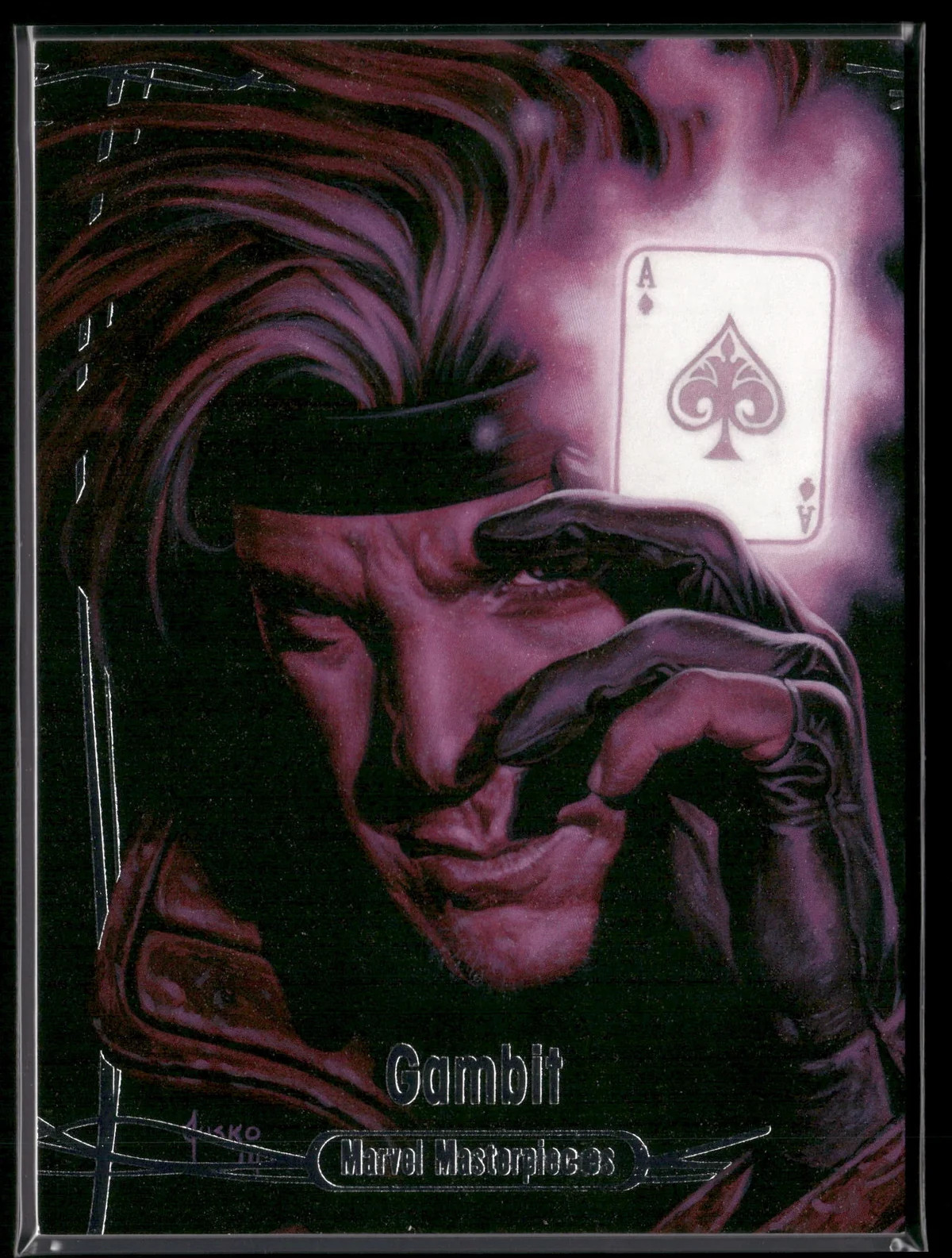 2015 Marvel Masterpieces Gambit #57 Serial Numbered X-Men Upper Deck NM